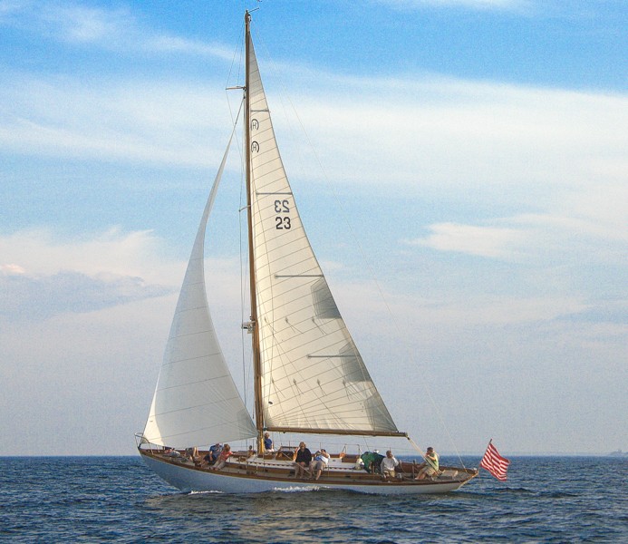 silver lining sailboat